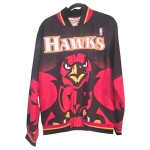 Mitchell & Ness Atlanta Hawks  Hardwood Classics Warm Up Jacket Authentic Sz.L